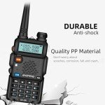10 Pack BAOFENG BF-F8HP Walkie Talkie UV-5R 8W Two Way Radio Long Range UHF/VHF Dual Band Ham Radio for Adult Rechargeable Li-ion Battery FM