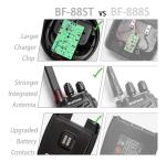 6 Pack Baofeng BF-88A Walkie Talkie 2 Two Way Radio Handheld Long Range FRS NEW!