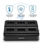 6 Pack Baofeng BF-88A Walkie Talkie 2 Two Way Radio Handheld Long Range FRS NEW!