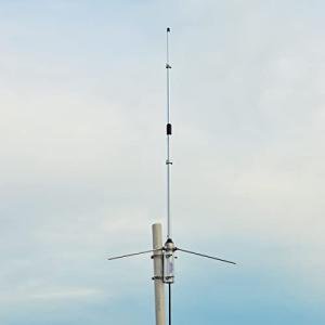 HYS UHF Base Antenna, 390-470Mhz 43.3inches Outdoor Variable Frequency Antenna for Icom Midland Yaesu Kenwood Mobile Radio Transceiver Repeater