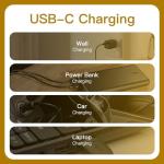 TIDRADIO TD-H3 GMRS Radio (4 Pack),USB-C Programming & Charging,Multi-Band Receiving Two-Way Radio,8pcs 2500mAh Battery,AM/FM Reception,NOAA VOX SCAN,Walkie Talkie with Earpiece & Airband Antenna