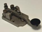 Rare vintage JH Bunnell nickel plated telegraph spark key ham radio Morse code