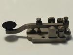 Rare vintage JH Bunnell nickel plated telegraph spark key ham radio Morse code