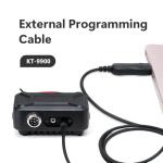 QYT KT-9900 Mobile Ham Radio - 25 Watts Two Way Radio,UHF VHF Dual Band Car Ham Radio Base Radio with Programming Cable - Exteral Speaker/PTT - for Off-Road Drilling,Ranches,Overlanding