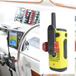 HYS Single Side Radio Car Mount, Universal Ham CB Radio Microphone Mic Hanger Holder Mounting Kit with Screws for Handheld CB & VHF UHF Handheld Radios&Shoulder Speaker Mic(Red-1pc)