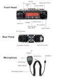 VHF Mobile Radio,AT588MAX with 70 watt High Power Output,Supports Air Band AM RX and FM RX,Strong Signal,Long Distance Range Communication Ham Radio,Clarity Audio Sound for Truck Cars