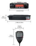 VHF Mobile Radio,AT588MAX with 70 watt High Power Output,Supports Air Band AM RX and FM RX,Strong Signal,Long Distance Range Communication Ham Radio,Clarity Audio Sound for Truck Cars