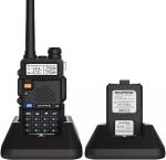 Digital Handheld Radio Scanner Fire Police VHF FM EMS Ham 2 Way Transceiver Dual