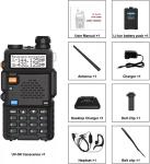 Digital Handheld Radio Scanner Fire Police VHF FM EMS Ham 2 Way Transceiver Dual