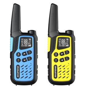 BAOFENG T25 Walkie Talkies - Blue & Yellow -2-Pack - Brand New