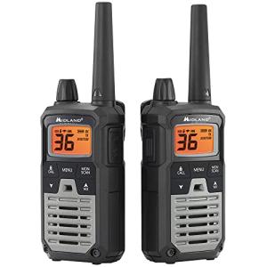 Midland T290VP4 High Powered GMRS Two Way Radios - 4 Pack Bundle w/Headsets & Chargers