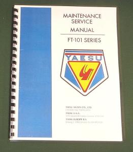 Yaesu FT-101E Service Manual: 11" X 36" Foldout Schematic/ Protective Covers