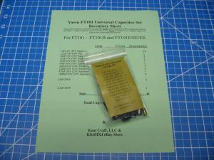 Yaesu FT101/FT101B/FT101E/FT101EE/FT101EX Electrolytic rE-Cap Kit - Premium Kit