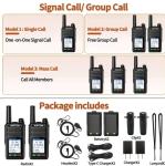 2 Pack Airiton POC Global PTT Radios Unlimited Range 4G Nationwide WITH SIM