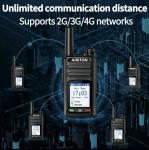 2 Pack Airiton POC Global PTT Radios Unlimited Range 4G Nationwide WITH SIM