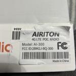 Airiton  AI-300 Nationwide 4G Long Range 2-way Radio Kit 2 Pack Open Box
