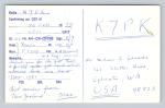 Ham Radio QSL ZL1WK New Zealand 1979 Yaesu FT200 4-Element Yagi