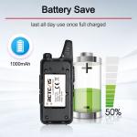 Long Range Walkie Talkies Retevis RT22 Two Way Radios for Store/Security 8 Pack