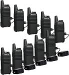 Long Range Walkie Talkies Retevis RT22 Rechargeable Two Way Radios 10Pack & USB