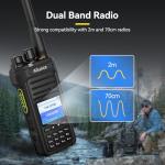 Retevis Ailunce HA1UV Ham Radio Handheld (2 Pack) Bundle with Shoulder Speaker Mic(2 Pack),IP67 Waterproof,USB-C Charging,Original Speaker Microphone for Ailunce HD1 HD2 HA1G HA1UV Retevis RT29 NR30