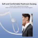 Retevis IP66 Waterproof Two Way Radio Earpiece with Mic,Compatible RT29 RT48 RT47 RT47V RB23 RB46 NR30 RT29D RT83 RT82 Ailunce HD1 HD2 HA1G Motorola EX500 GP328Plus Walkie talkies(4 Pack)