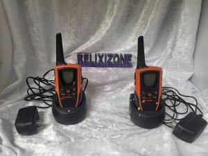 Uniden FRS/GMRS Two-Way Radios Pair w/ Chargers | Tested Working | Used
