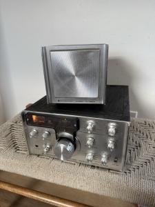 🍊Vintage 1970s Kenwood R-599 HF Ham Radio Receiver w/ S-599A Speaker POWERS ON!