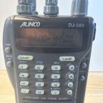 Alinco DJ-580T Handheld Transceiver Tested Working with Battery & Charger & 12V