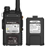 Baofeng UV-5R Dual Band Two Way Radio Handheld Ham Radio Long Range Walkie Talkies Pack of 10 for Adults School Team Management (Black)