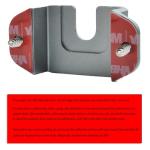 HYS Handheld Radio/Shoulder Speaker Mic with Belt Clip Holder, Handheld Marine Radio/CB Radio with Universal Round Knob Hanger Mount for Anytone Kenwood Midland Motorola Uniden Yaesu, 1pc