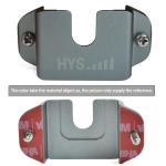 HYS Handheld Radio/Shoulder Speaker Mic with Belt Clip Holder, Handheld Marine Radio/CB Radio with Universal Round Knob Hanger Mount for Anytone Kenwood Midland Motorola Uniden Yaesu, 1pc