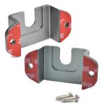 HYS Handheld Radio/Shoulder Speaker Mic with Belt Clip Holder, Handheld Marine Radio/CB Radio with Universal Round Knob Hanger Mount for Anytone Kenwood Midland Motorola Uniden Yaesu, 1pc