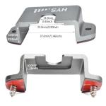 HYS Handheld Radio/Shoulder Speaker Mic with Belt Clip Holder, Handheld Marine Radio/CB Radio with Universal Round Knob Hanger Mount for Anytone Kenwood Midland Motorola Uniden Yaesu, 1pc