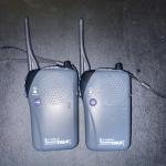 Pair of Cobra MicroTalk1 FRS-100 Walkie Talkie   Tested & Working