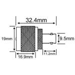 onelinkmore 2-Pack BNC Female to UHF Male (PL259) Adapter - Connects Handheld Scanners & HT Radios to Mobile Base Antennas - RF Coax Connector for Uniden, Whistler, Icom, Ham Radio