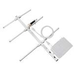 HYS Foldable UHF Yagi Antenna, 70CM 400-470Mhz Aluminium Alloy Outdoor Antenna, Aluminium Alloy GMRS Base Antenna for Yaesu Motorola Icom Kenwood Radio Transceiver HT Repeater