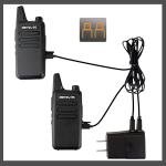 Long Range Walkie Talkies Retevis RT22 FRS Rechargeable Two Way Radios 2 Pack