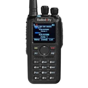Radioddity GD-AT10G DMR Handheld Ham Radio 10W Digital Analog Long Range (UHF Only) with GPS APRS, 3100mAh Rechargeable Battery, Work with Hotspot