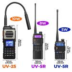 Baofeng UV-25 10W Tri Band Power Walkie Talkie Long Range Type-C Two Way Radio