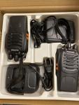 BF-88A 5W FRS Frequency Handheld Walkie Talkie Black (2pcs/Pair)