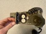 Vintage US ARMY Field Telephone Set TA-312/PT Military Radio Phone w/ Carry Bag