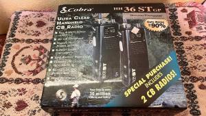 Cobra HH‑36ST GP Handheld CB Radios (2‑Pack) – SoundTracker, 40‑Channel, Unused