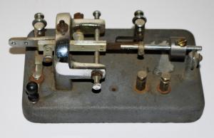 Vintage Radio Telegraph McElroy Mac  Morse Code Ham Radio Key  as is
