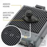 Rugged Radios Rambler G4 GMRS Mobile Radio Long Range 46 Watts Repeater Capable RAM Mount Compatible