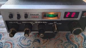 Vintage  Tram D62 CB 40 Channel AM/SSB Radio with microphone