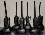 (6) CONNECT SYSTEMS CS701 VHF HANDHELD RADIOS, BATTERIES & CHARGERS TESTED