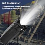 Retevis RB37 Bluetooth Walkie Talkies, Bluetooth Two Way Radio with Wireless Earpiece, Flashlight, 2000 mAh&120h Standby, Type-C, 9-Level VOX&Squelch, for School Hospital Retail Manufacture (4 Pack)