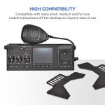 BROQIXIN Ham CB Radio Transceiver Universal Stand Mount Bracket Compatible with Many Models，Compatible Brand Universal, Cobra, Anytone, Galaxy, Stryker, RCI