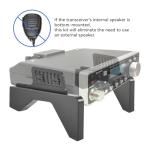 BROQIXIN Ham CB Radio Transceiver Universal Stand Mount Bracket Compatible with Many Models，Compatible Brand Universal, Cobra, Anytone, Galaxy, Stryker, RCI