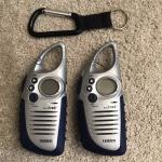 Uniden Eco Trek 3 FRS440 Two Way Radios FM Walkie Talkies Tested Works Lot of 2